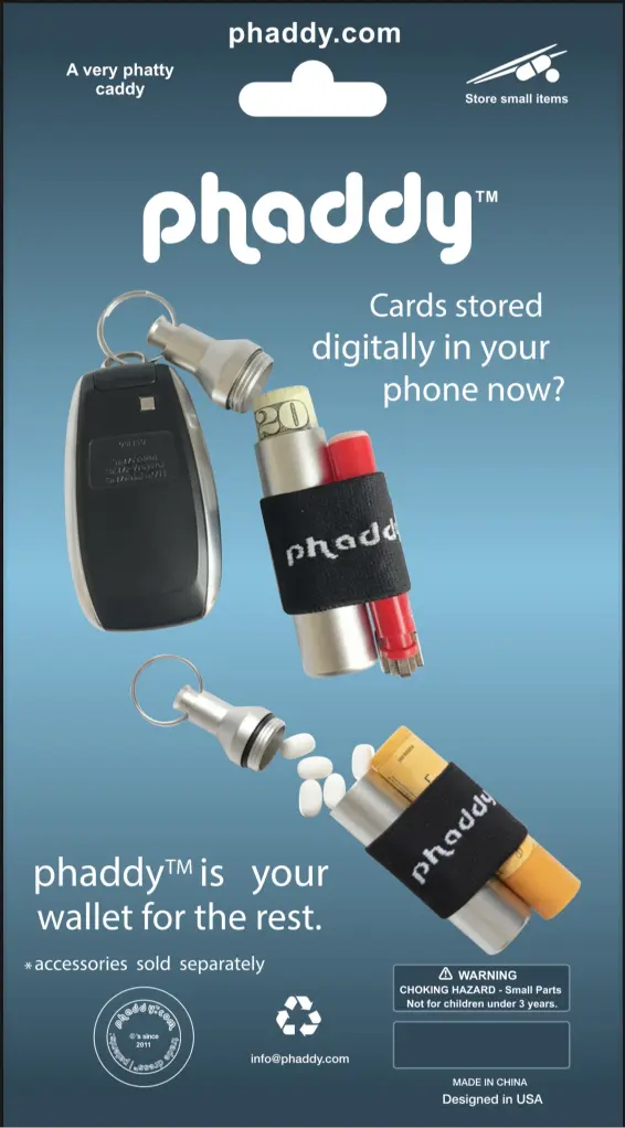 phaddy™ - The Ultimate Keychain Container