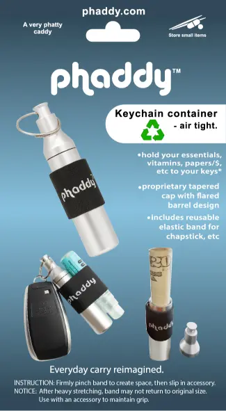 phaddy™ - The Ultimate Keychain Container