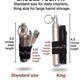 phaddy™ Keychain Container + Compression Band — Store Inside, Secure Outside