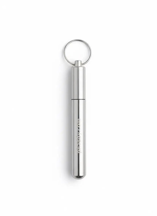 phaddy™ Slim Keychain Container – Waterproof Aluminum Capsule for Pills, Vitamins, Cash & Essentials