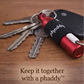 phaddy™ Keychain Container + Compression Band — Store Inside, Secure Outside