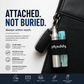 phaddy™ Keychain Container + Compression Band — Store Inside, Secure Outside
